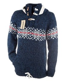 Sweater with Norwegian pattern