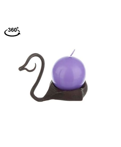 Wrought Candle Holder Swan Wrought Candle Holder Swan