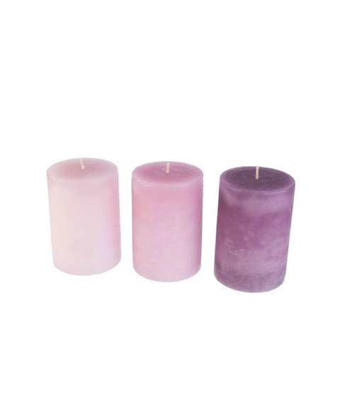 Set of scented candles